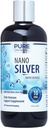 Pure Nano Silver Spray 16oz Refill | 10 PPM Daily Immune Support Supplement | Facilmente assorbito Colloidal Nano Silver Spray | Probiotic-Friendly Silver Solution