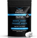 Viter Energy Extra Forza Tante Caffeina Caffeina, B Vitamine, Zucchero Libero. (Wintergreen, 8oz, Bulk Bag)