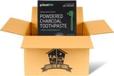 Organics 1 oz Toothpowder: Organic Vegan Blend, Kaolin & Bentonite Clay, Oli essenziali - Black Spearmint per 200+ Brushings. GFMH Box incluso.