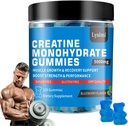 Creatina Monoidrato Gummies - 5g di Creatina Monoidrato per Serving- Aumentare la forza e costruire il muscolo, Zucchero Libero, Vegan, Blueberry Flavor, Ogni bottiglia/120 Capsule, per Uomini & Donne (1)