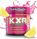KXR Pre-Workout Energy Powder | Bevanda pre-allenamento intensa per uomini e donne| Creatina Free | Migliora le prestazioni - Maggiore messa a fuoco e maggiore resistenza | 30 Serve (Pink Lemonade)