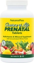 Natura Plus Sorgente di Vita Prenatale - 800 mcg Folate, 180 compresse vegetariane - Tutte le vitamine e minerali prenatali naturali con ferro e calcio - Salute ottimale & energia - senza glutine - 90 Serve