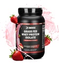 Polvere di proteine del siero di latte dell'erba di DMoose - per la crescita e il recupero del muscolo, naturalmente addolcito e aromatizzato, ricco di aminoacidi, formula di prestazioni di assorbimento veloce (2 Lbs, fragola)