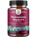 Integratore di menopausa di erbe completo per le donne - Soy Free capsule di equilibrio dell'ormone femminile per le maglie notturne Hot Flashes & Mood Swings con Dong Quai, Chaste Berry & Black Cohosh Root - 75 Count Pack
