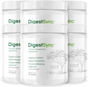DigestSync Digestion Supplemento per Gut Health - Polvere naturale per il supporto digestivo, Bloating Relief per le donne e gli uomini, 100% polvere verde naturale - 6 mesi di alimentazione