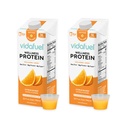 Vidafuel Protein Drink, 16g Protein per 2oz Shot, 32 fl oz Carton, 2 Pack, Citrus, Collagen e Whey Drink, Nessun dolcificante artificiale