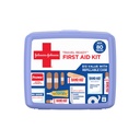 BAND-AID Brand Travel pronto kit di pronto soccorso portatile di pronto soccorso per la cura dei danni minori, perfetto per casa, auto, viaggio, campeggio Essentials & Kit di emergenza all'aperto, 80 pezzi