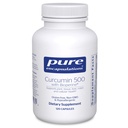 Pure Encapsulations Curcumin 500 con Bioperine - Supplemento antiossidante ai giunti di supporto, Tissue, Liver, Colon & Cellular Health* - con curcumina e bioperina - 120 capsule