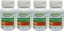 Gokhru Forte Capsule 500 mg. 60 Veg. Capsule | Gokharu (Tribulus Terrestris) Estratto di capsule per uomini e donne | Ayurvedic Herbal Supplement/Remedies | 10:1 Forte (4 Bottiglie di 60 capsule)