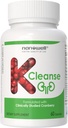 NANOWELL K-Cleanse - Supplemento di pulizia del rene con estratto di mirtillo di Pacran, magnesio, selenio, vitamine B5 & B6-60 capsule, alimentazione di 30 giorni