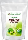 Z Natural Foods Noni Fruit Powder - Organic Raw Non-GMO Gluten-Free Superfood - Supporta la digestione sana e l'energia - Confezionato con Nutrienti essenziali & Antiossidanti - Mescolare con bevande e ricette, 5 lb