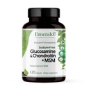 Emerald Labs Glucosamine & Chondroitin con MSM - Bone Health & Joint Health Supplement - Gluten-Free - 120 Capsule (30-Day Supply)