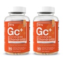 Elementi essenziali Glucosamina Condroitina MSM Boswellia Serrata Acido Ialuronico Integratore Congiunto Supporto Antiossidante Integratore per Flessibilità - 180 Capsule (2-Pack)