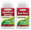 Hawthorn Berry 565 mg & Beet Roos Powder 500 Mg