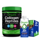 Polvere di proteine di peptidi di collagene idrolizzato dell'erba dell'orgaina - Paleo & Keto Friendly, supplemento di amminoacidi, pascolo aumentato e l'erba Fed Clean Protein Shake, Fudge di cioccolato cremoso - sostituzione del pasto