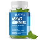 Ashwagandha Gummies per Stress & Mood Support - Vegan, Non OGM Supplemento per Calma & Relax - Withania Somnifera per una maggiore qualità del sonno & Emotional Balance - Alimentazione 1-Month, aroma di fragola
