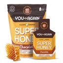 Ancora una volta Super Honey Chocolate Packets | Workout Clean Energy Gel Packs | Cycling, Endurance, Running Gel o Energy Snack | Paleo & Carnivore Snack | Gluten-Free Made in USA | 8 Count