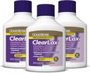 Buona Sense ClearLax, Polietilene Glycol 3350 Polvere per soluzione, Lassativo osmotico, 53.7 Oz, Confezione da 3
