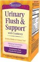Flush e supporto urinario segreto della natura con mirtillo promuove la vescica sana e il tratto urinario - 8 miscele di concentrato botanico a Flush & Soothe - Eliminazione sana e disintossicazione - 60 capsule