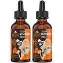 Liposomal Mushroom Complex Drops 2000 MG - 20 estratti di funghi biologici - Advanced Liquid Formula per l'immunità, la cognitiva e la memoria - Lions Mane Supplement, Reishi, Cordyceps, Chaga, 60 Servings