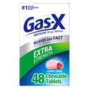 Gas-X Extra Forza Masticabile Rilievo Gas Tablets con Simethicone 125 mg, Ciliegia - 48 Conte
