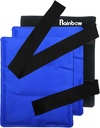 Gel Ice Pack RAINBOW per ginocchio posteriore Hip spalla, Pacchetti di ghiaccio riutilizzabili per lesioni Rilievo del dolore, Calore di compressione fredda Pacchetti Terapia per la chirurgia, Gonfiore, Spazzole Grandi Cuscinetti A Freddo (11" x 14" - Confezione di 2)