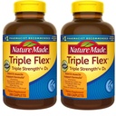 Natura Made TripleFlex, Glucosamine Chondroitin e MSM - 2 bottiglie, 200 caplets Ogni, 400 Caplets Totale