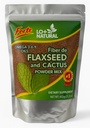 Linaza con Nopal Forte – 8 oz – 100% polvere di cactus naturale & Nopal – Supporto digestivo Fiber-Rich – Integratore alimentare di miscela di terra – Vegan & Non OGM