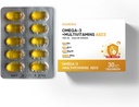 Multivitaminici con Omega-3, Multivitaminico per le donne e gli uomini, Enteric Coated Fish Oil DHA/EPA con vitamina A, vitamina E e vitamina D3 per il supporto della funzione immunitaria (1 Box 30 Softgels)