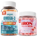 Vegan Iron Gummies Supplemento Vegan Omega3 Gummies 1280mg