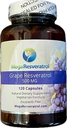 Mega Resveratrolo pelle rossa, Piceid Resveratrolo, Water-Soluble/High Absorption/Boosts Nitric Oxide. 500mg per capsula. Purity Certified. Ingredienti tossici “inattivi”. Keto, Vegan, Non OGM.