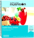 Nutmeg Nutrizione di stato – Miscela di bevanda ad alta fibra, Calorie basse, Libero grasso, Decaffeinato, Zucchero Libero, Aroma naturale, Proteine Ideali Compatibili, Aspartame Free, 10 Serve per scatola (Cherry Gelatin)