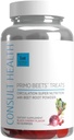 Consult Health - Primo Beets Tratta Gummies - Circulation Super Nutrition with Beet Root Powder - Black Cherry Flavor