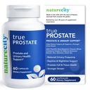 NatureCity True-Prostate Urinary Tract & Prostate Support Supplemento per la salute degli uomini estratto di mirtillo & Super Beta Prostate Sitosterol Complex 60 capsule - Salute della prostata per gli uomini