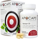 Apocaps CX Apoptogen Formula per Cani (90 capsule) - Supporta livelli normali di apoptosi + ingredienti di grado umano Compresi Citrus Bioflavonoidi, Silymarin, Curcumina e curcuma + Biovadex