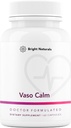 Vaso Calm - Integratore di bilanciamento del sangue sano - Caratteristiche Aglio Fermentato, Estratto di semi di semi di celeria e di uva, Ibiscus e vitamina K2 - Made in USA