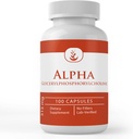 PURE ORIGINAL INGREDIENTI Glicerilfosforiolcolina Alfa (Alpha GPC), (100 capsule) Sempre Pure, Nessun Additivo o Filler, Lab verificato