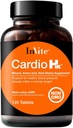 InVite Health Cardio Hx® - Supporto per Circolare, Cuore e Salute Cardiovascolare - Contiene Magnesio, Taurina, Bacca Hawthorn - 120 compresse