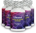 Supporto per la vescica Totale Ultranolo - Integratore di mirtilli naturali per la salute urinaria, Controllo della vescica iperattiva, Incontinenza - Riduce le perdite e l'urgenza - 6 bottiglie - 180 capsule