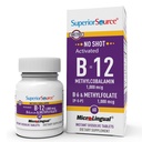 Sorgente superiore No Shot Vitamin B-12 Methylcobalamin 1000 mcg, B-6, & Methylfolate 1000 mcg - Supporta energia, cervello e salute del cuore - Bariatric Friendly - 60 compresse dissolving sublinguali