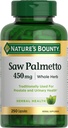 Il supporto Palmetto per la salute della prostata e urinaria della sega naturale, supplemento di salute di erbe, 450 mg, 250 capsule