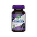 Cammino della natura Sambucus Dormire + Immune* Gummies Elderberry, Sostegno Sonno e Immune*, Con Melatonina, Vitamina C, L-teanina, Zinco, 50 Gummies (Piccolo Vary May)