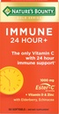 Bounty Immune 24 ore +, L'unica vitamina C con 24 ore di supporto immunitario da Ester-C, 1000 mg di vitamina C, D & Zinc, Gluten Free, Rapid Release Softgels, 2 Softgels al giorno, 50 Conte