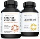 SMARTERNUTRITION Curcumina - Potency and Absorption + Plant-Based Vitamin D3 Immune Support con Vegan K2 Complex