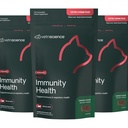 VetriScience Lysine Immunity Health Chews, 250 mg Lysine Plus Integratore immunitario per gatti e gattini con Allergie, starnuti, Runny Nose e occhi acquosi, Pollo, 3 Pack