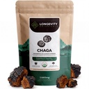 Polvere organica dell'estratto del fungo di Chaga 100g | Concentrato 10:1 Ratio | 100% degli organismi di frutta | Integratore naturale dell'oblio di Inonotus per la funzione immunitaria, antiossidanti e vitalità