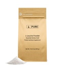Ingredienti originali puri L-Leucina (1lb) Polvere, integratore aminoacido essenziale, Lab-Verified