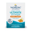 Nordic Naturals Zero Sugar Ultimate Omega Gummy Chews - Frutta tropicale - 54 Gummy Chews - Non OGM - Ottimismo Benessere - 27 Serve