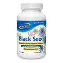NORTH AMERICAN HERB & SPICE Black Seed Oil 1000 mg - 90 Count - Liver, Gallbladder & Intestinal Funzione - Cuore e salute digestiva - Olio di semi neri, olio di origano, finocchio - Non OGM - 45 Serve