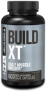 Jacked Factory Build-XT Daily Muscle Builder & Performance Enhancer - Integratore per la costruzione del muscolo per la forza muscolare e la crescita | Ingredienti marchiati Peak02, ElevATP, & Astragin - 60 pillole Veggie